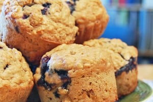 Muffins aux Bleuets et au Citron