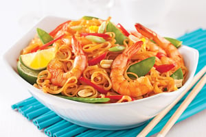 Pad Thaï aux Crevettes en 20 Minutes