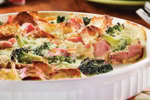 Quiche Express au Jambon et Brocoli