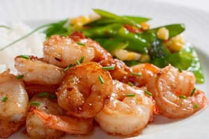 Sauté de Crevettes et de Légumes