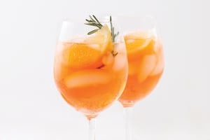 Spritz à L’orange, Citron et Romarin