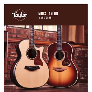 Image de la Promotion Circulaire Long & McQuade Instruments de Musique - Mois Taylor