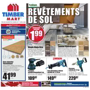 Image de la Promotion Circulaire Timber Mart
