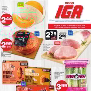 Image de la Promotion Circulaire IGA Coop - Îles de la Madeleine