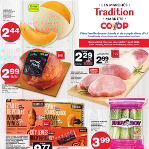 Image de la Promotion Circulaire Les Marchés Tradition - Nouveau-Brunswick