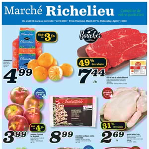 Image de la Promotion Circulaire Marché Richelieu
