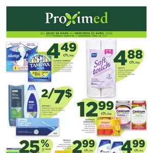 Image de la Promotion Circulaire Proxim - Proximed