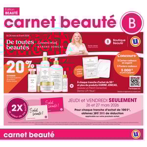 Image de la Promotion Circulaire Uniprix - Carnet Beauté