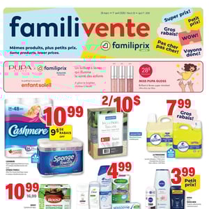 Image de la Promotion Circulaire Familiprix - Santé