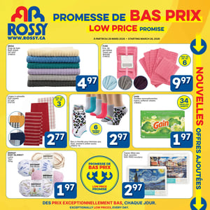 Image de la Promotion Circulaire Rossy - Promesse de bas prix