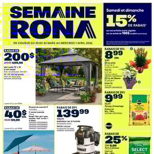 Image de la Promotion Circulaire Rona