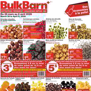 Image de la Promotion Circulaire Bulk Barn