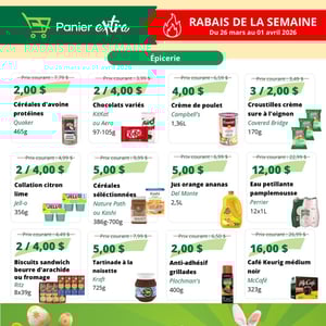Image de la Promotion Circulaire Panier Extra