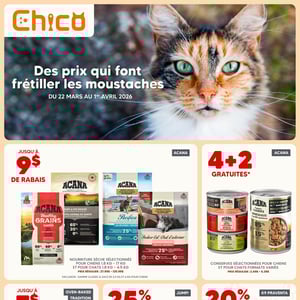 Image de la Promotion Circulaire Chico Boutique d'Animaux