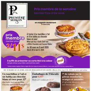 Image de la Promotion Circulaire Première Moisson