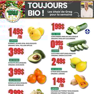 Image de la Promotion Circulaire TAU Marché d'alimentation Naturelle - Biologique