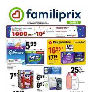 Image de la Promotion Circulaire Familiprix - Santé