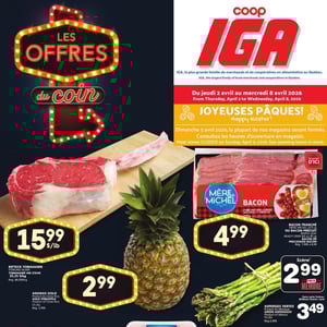 Image de la Promotion Circulaire IGA Coop - Îles de la Madeleine