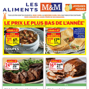Image de la Promotion Circulaire Les Aliments M&M