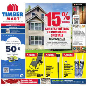 Image de la Promotion Circulaire Timber Mart
