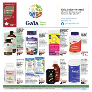 Image de la Promotion Circulaire Gaïa Épicerie Santé