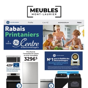 Image de la Promotion Circulaire Meubles Mont-Laurier - Rabais Printaniers