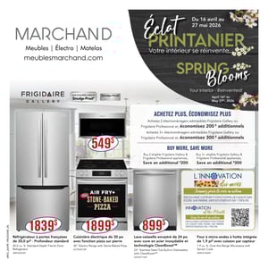 Image de la Promotion Circulaire Meubles Marchand - Électroménagers