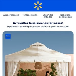 Image de la Promotion Circulaire Walmart - Accueillez la saison des terrasses