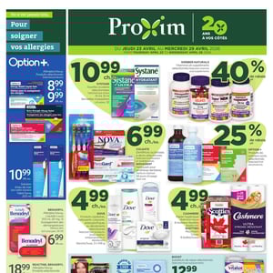 Image de la Promotion Circulaire Proxim