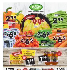 Image de la Promotion Circulaire Jardin du Mont