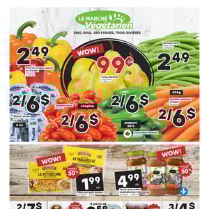 Image de la Promotion Circulaire Marché Végétarien