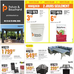 Image de la Promotion Circulaire Potvin & Bouchard