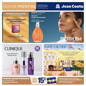 Image de la Promotion Circulaire Jean Coutu - Collection Prestige