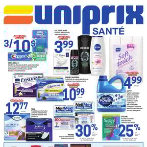 Image de la Promotion Circulaire Uniprix - Santé