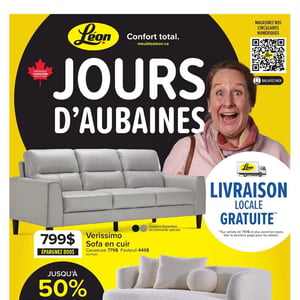 Image de la Promotion Circulaire Meubles Léon à Saint-Hubert