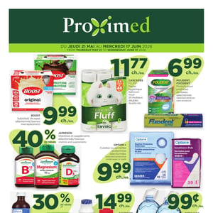 Image de la Promotion Circulaire Proxim - Proximed à Senneterre