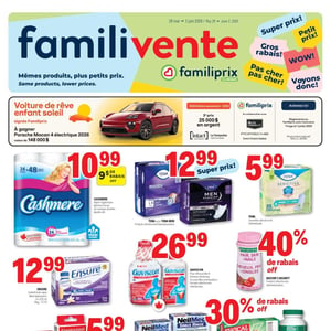 Image de la Promotion Circulaire Familiprix - Clinique à Beaumont