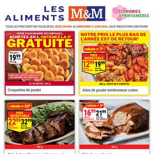 Image de la Promotion Circulaire Les Aliments M&M à LaSalle