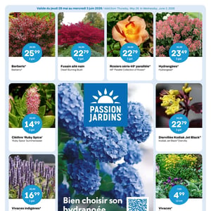 Image de la Promotion Circulaire Passion Jardins à Saguenay