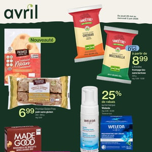 Image de la Promotion Circulaire Avril - Supermarché Santé à Granby