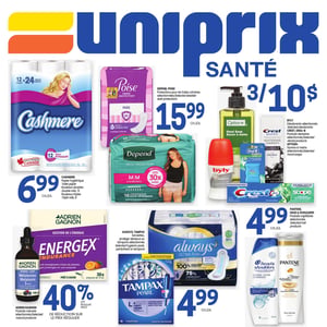 Image de la Promotion Circulaire Uniprix - Santé à Candiac
