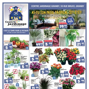 Image de la Promotion Circulaire Centre Jardinage Granby à Granby
