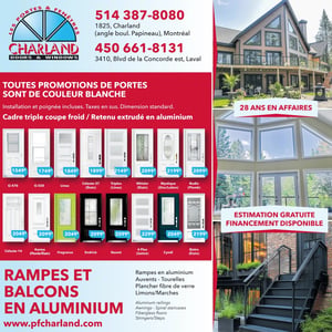 Image de la Promotion Circulaire Portes et Fenêtres Charland