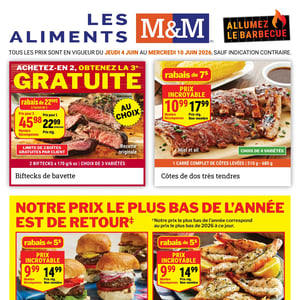 Image de la Promotion Circulaire Les Aliments M&M à LaSalle