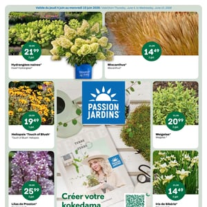 Image de la Promotion Circulaire Passion Jardins à Saguenay