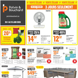 Image de la Promotion Circulaire Potvin & Bouchard à Alma