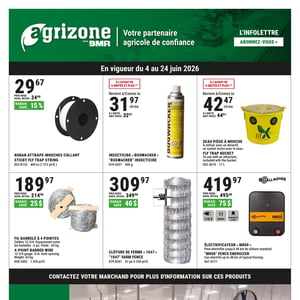 Image de la Promotion Circulaire BMR - Agrizone à Pont-Rouge
