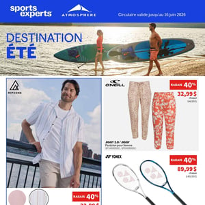 Image de la Promotion Circulaire Sports Experts à Baie-Comeau