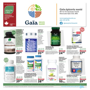 Image de la Promotion Circulaire Gaïa Épicerie Santé