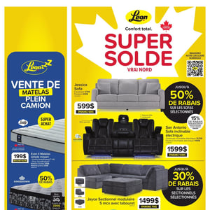 Image de la Promotion Circulaire Meubles Léon à Québec